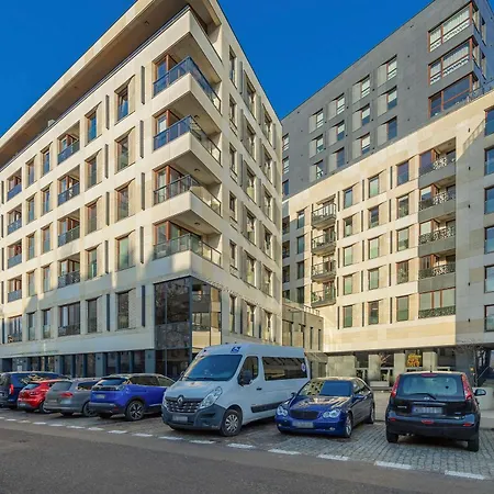 Air Conditioned Studio In Warsaw Close To The River With Parking And Desk By Noclegi Renters Exteriér fotografie